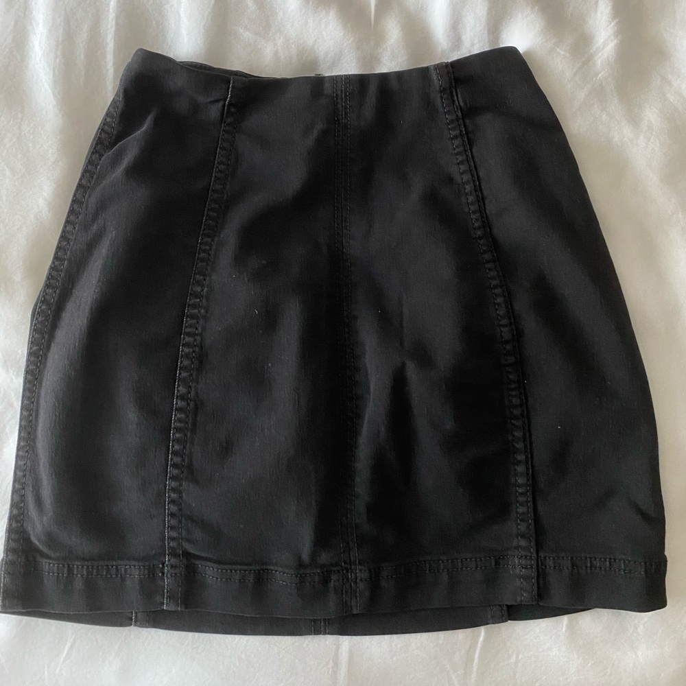 Free People denim skirt